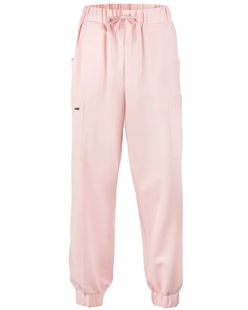 Pink sweatpants on a white background