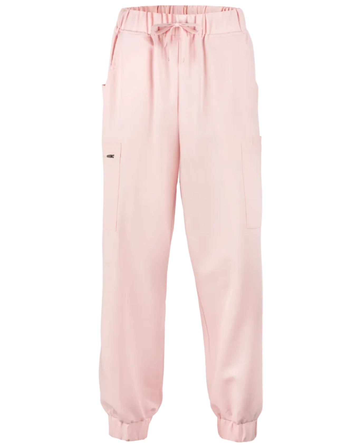 Pink sweatpants on a white background
