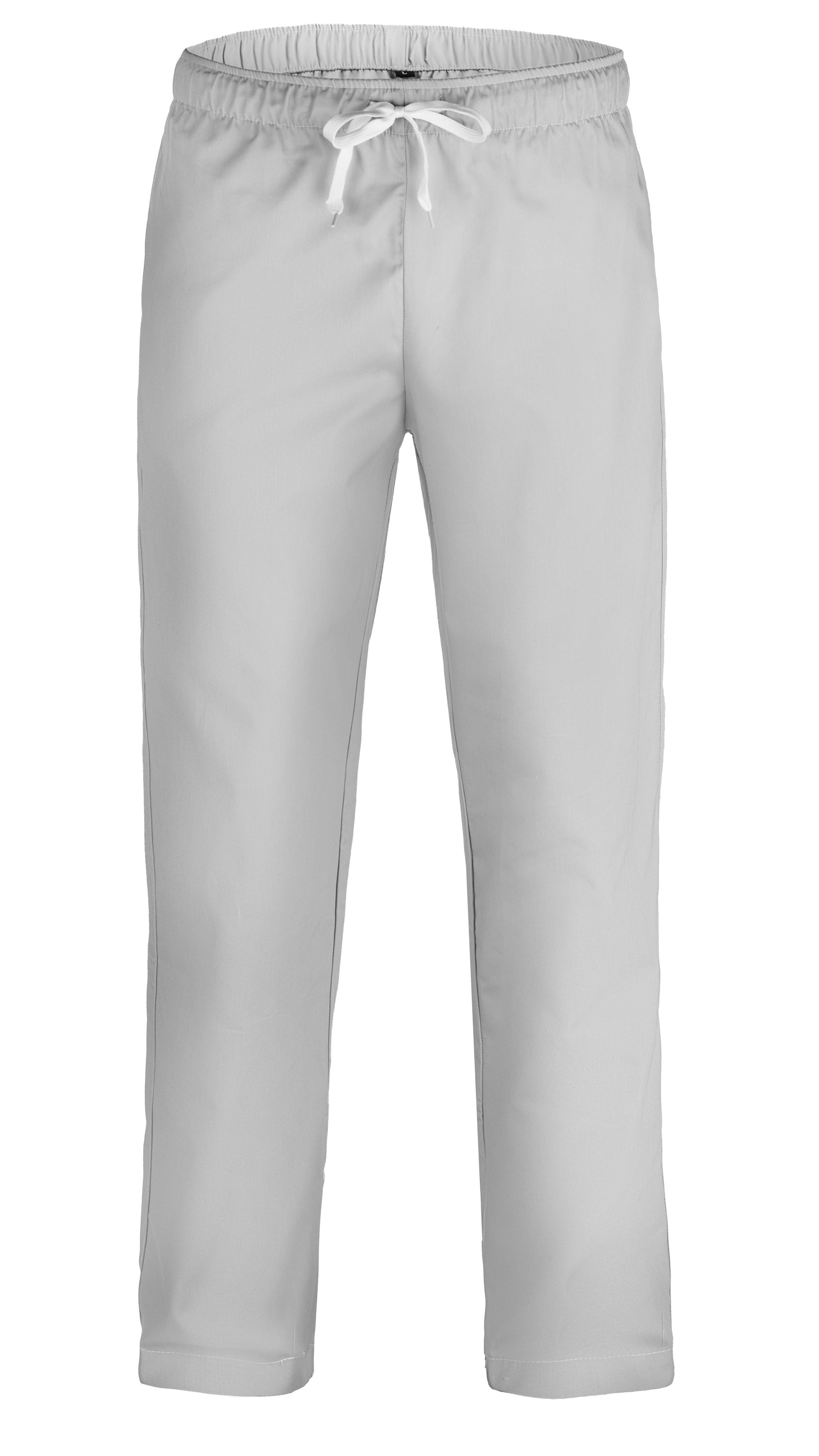 Light gray sweatpants on a white background