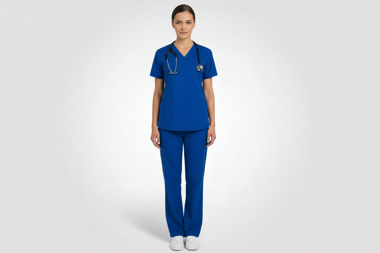Blue Medical Scrubs | Comfortable & Durable Female / Male Scrub Sets