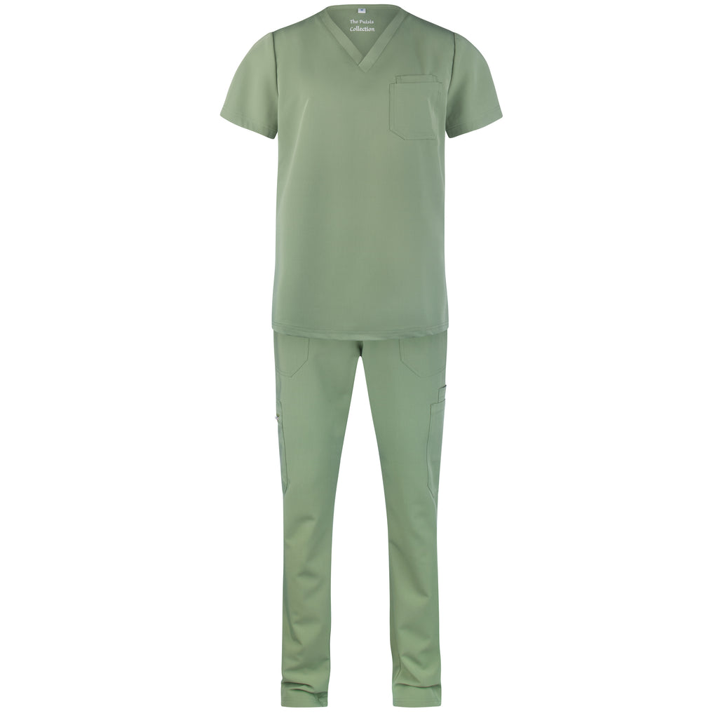 Puisis Premium Comfort Scrubs - Sage