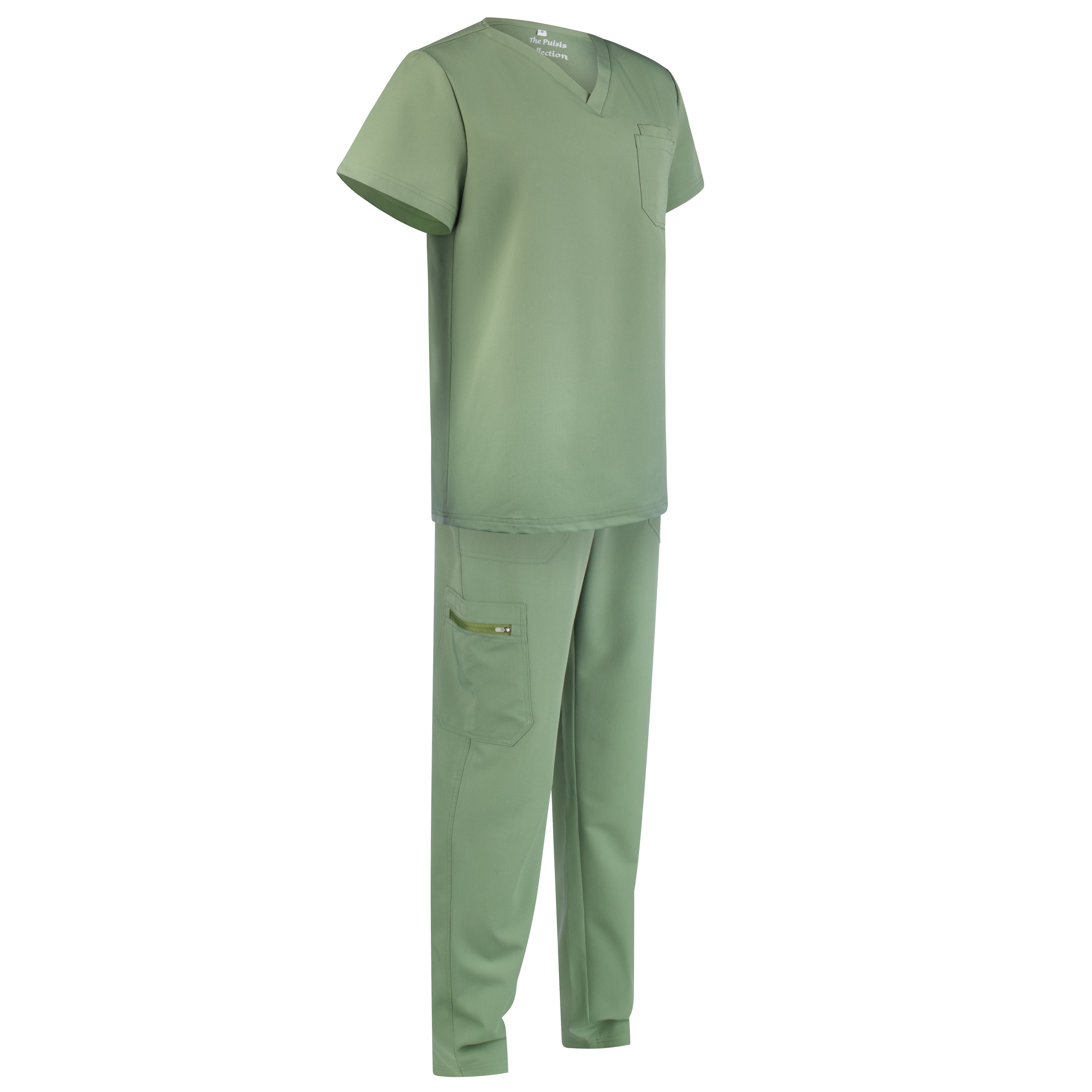 Puisis Premium Comfort Scrubs - Sage